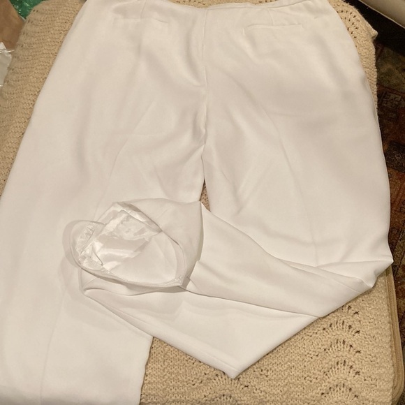 Pendleton NWT lined white classic trousers sz 18 perfect cruise wear pool party - Picture 12 of 12